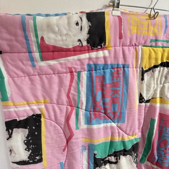 Vintage 1990 New Kids On The Block Band Winterland Twin Comforter Bedding NKOTB - Picture 2 of 8